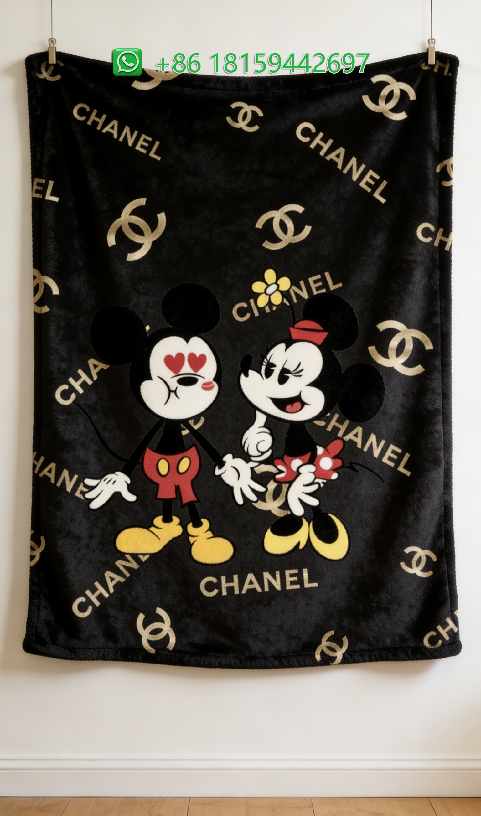 Chanel Throw Blankets
